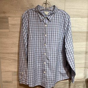 L.L Bean Long Sleeve Button Up Wrinkle Free size 2XL - like new!